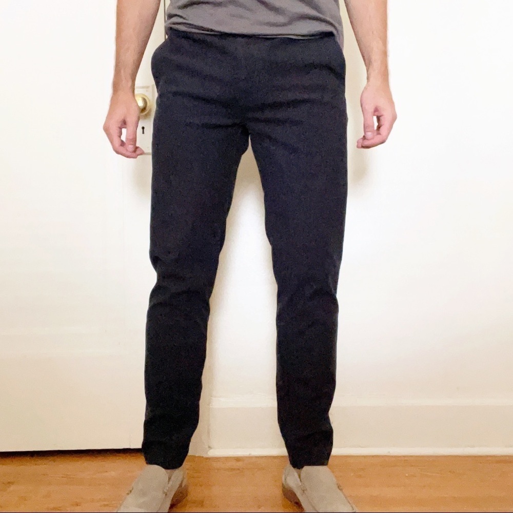 BLDWN ABO Pull On Drawstring Trouser Pant Navy Size XS Slim Fit New